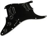 SolderX Loaded Pickguard Seymour Duncan Invader Set Black - AxLabs